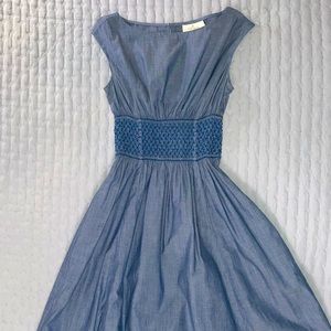 Kate Space Blair Chambray dress with pockets